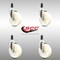 Service Caster 5 Inch 316SS Nylon Wheel Swivel 1-3/8 Inch Expanding Stem Caster Set SCC SCC-SS316EX20S514-NYS-138-4 - alternate 3